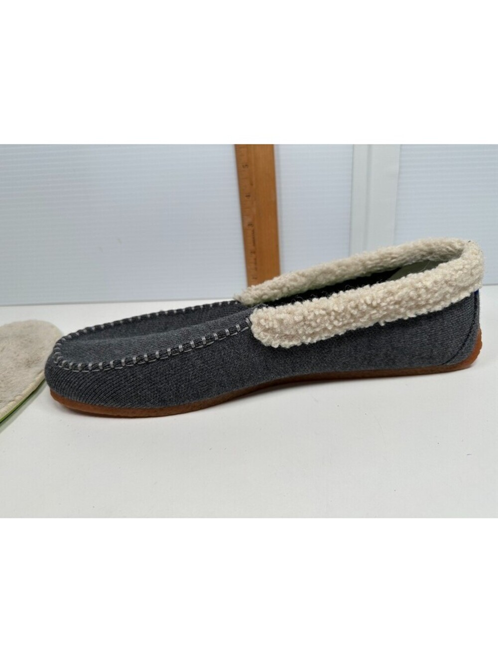 Rothy's Slipper Womens Size 11 The Scuff Gray Merino Wool Casual Slip On Shoes - Picture 6 of 16